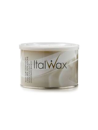 400ml Italwax Chocolat Blanc - Cire Liposoluble Epilation Corps et Visage