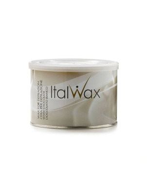 400ml Italwax Chocolat Blanc - Cire Liposoluble Epilation Corps et Visage