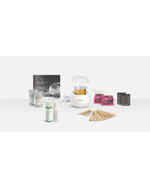 Italwax - Glowax Kit : Pack Complet Cire et Soins pour Epilation