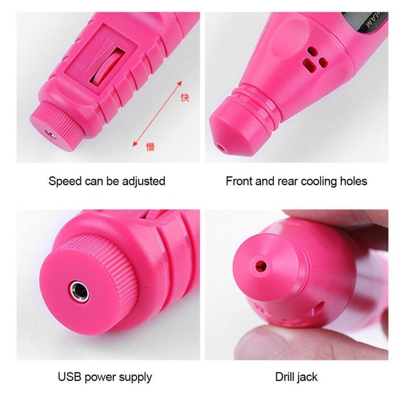 Ponceuse Mini à Ongles Stylo - 20 000 RPM - Manucure Pédicure Onglerie