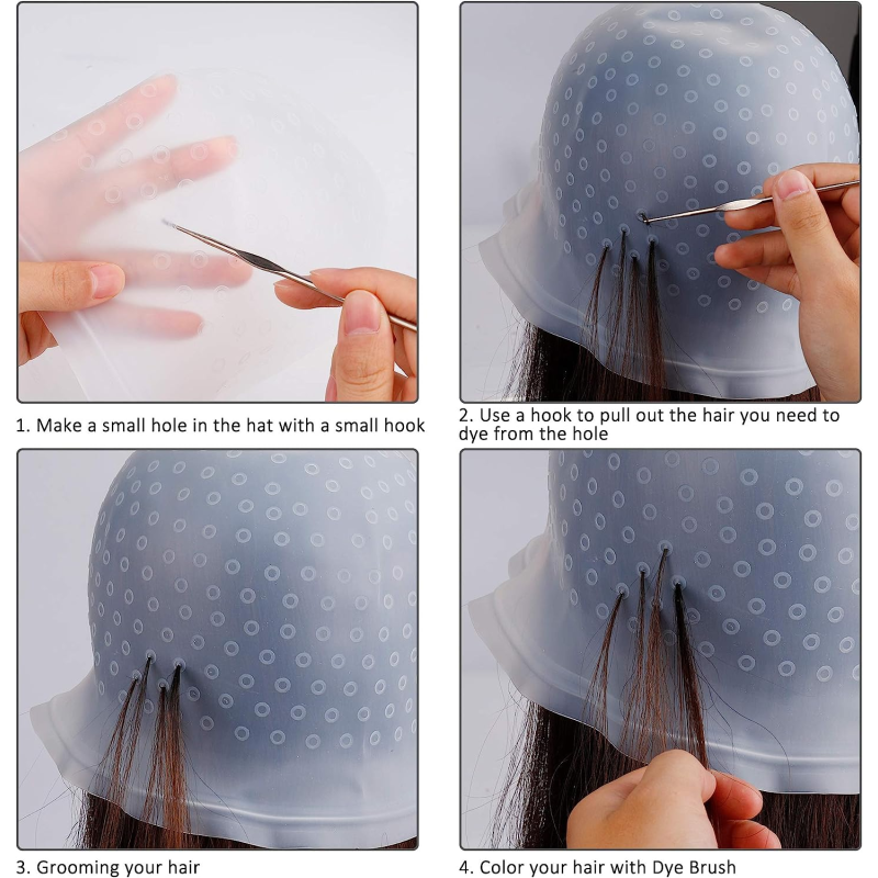 Bonnet Mèches Cheveux - Accessoires Peinture et Coiffure