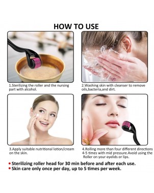 Derma Roller - Micro Aiguilles - Soins Visage - Traces d'Acné