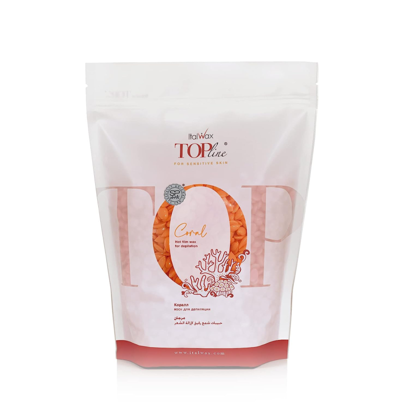 750g Italwax Topline Coral - Epilation Peau Sensible