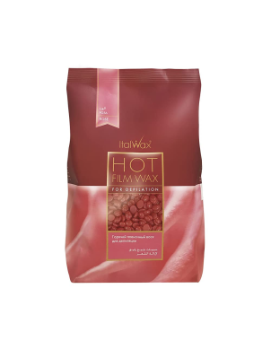 Italwax Hot Film Wax Rose - Cire Epilation Visage et Corps