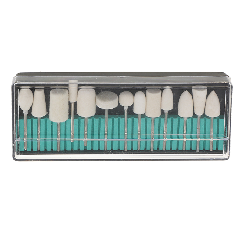 12 Embouts En Laine pour Ponceuse à Ongles