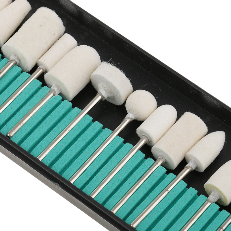 12 Embouts En Laine pour Ponceuse à Ongles