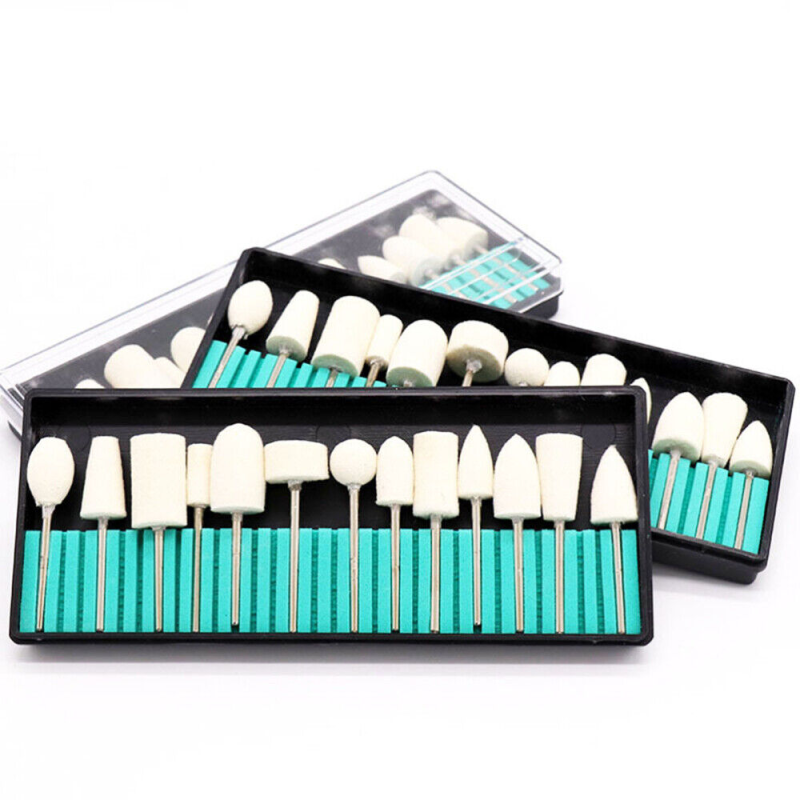 12 Embouts En Laine pour Ponceuse à Ongles