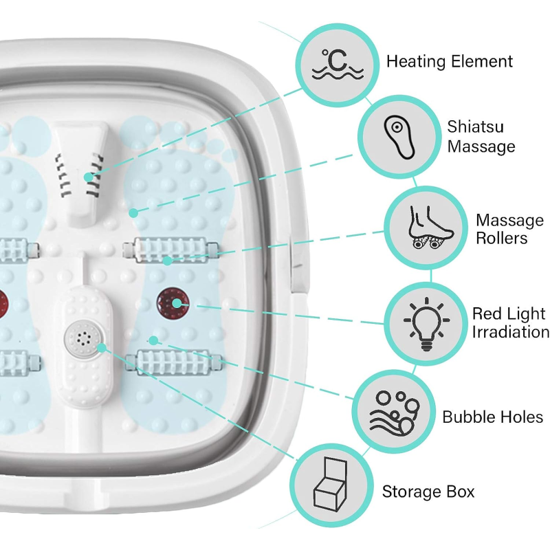 Bains Pieds Chauffant - Thalasso Electrique - Massage  Soins des Pieds