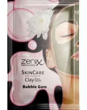 Zenix - Masque à l'Argile - Bubble Gum - Hydratant Nourrissant