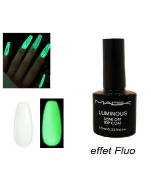 Luminous Top Coat Magk 10ml - Effet Fluo