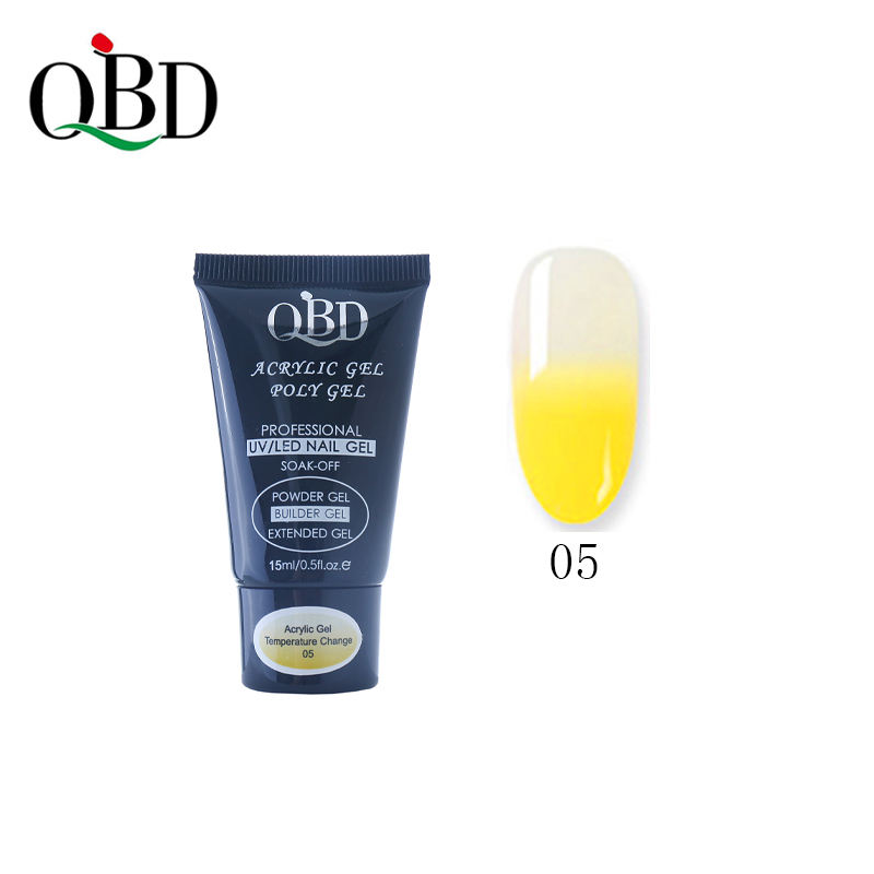 Temperature Gel Acrylique - Polygel QBD 15ml ° 05