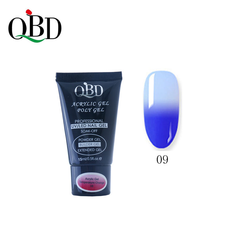 Temperature Gel Acrylique - Polygel QBD 15ml ° 09