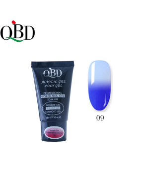 Temperature Gel Acrylique - Polygel QBD 15ml ° 09