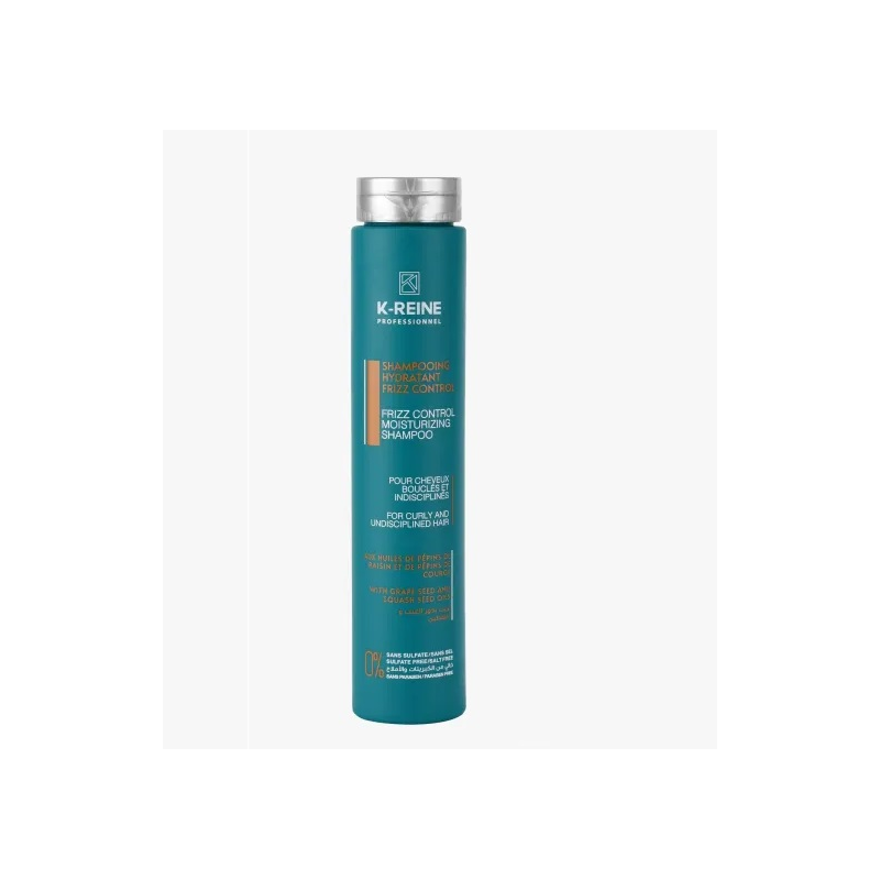 K-Reine - Shampoing Sans Sulfate Hydratant Frizz Control 270ml