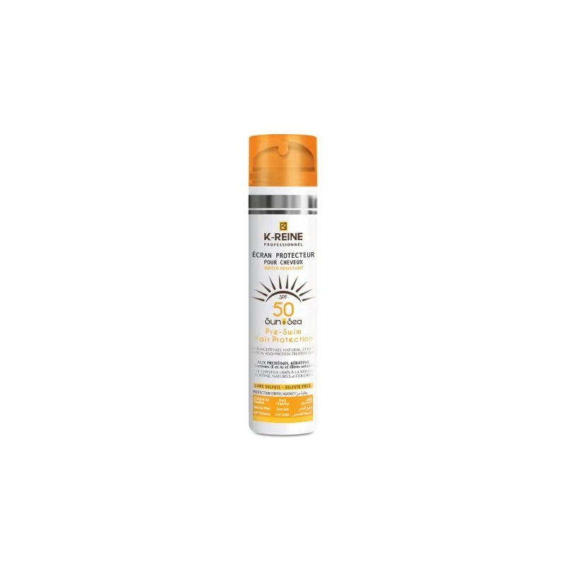 K-Reine - Ecran Solaire SPF 50 pour Cheveux - Protection Soleil et Mer