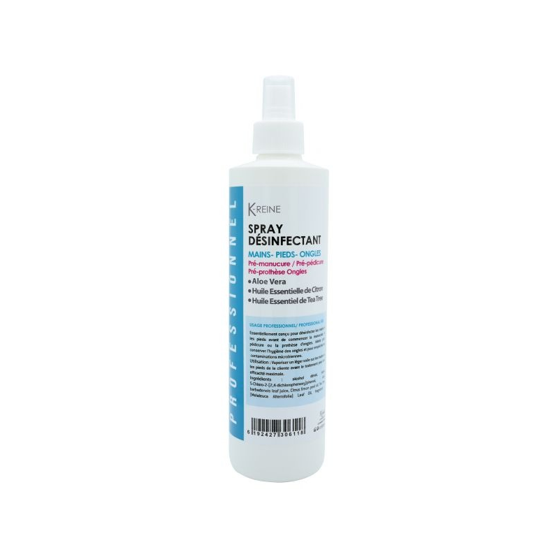 K-Reine - Spray Désinfectant Mains Pieds et Ongles 1000ml