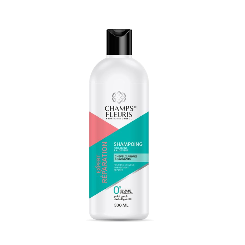 Champs Fleuris Shampoing Expert Réparation 500ml Soins Cheveux Abîmés