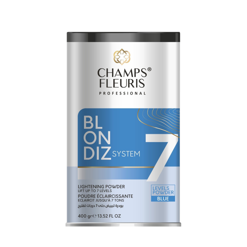 Champs Fleuris - Poudre Décolorante 7 Tons - Bleu 400g