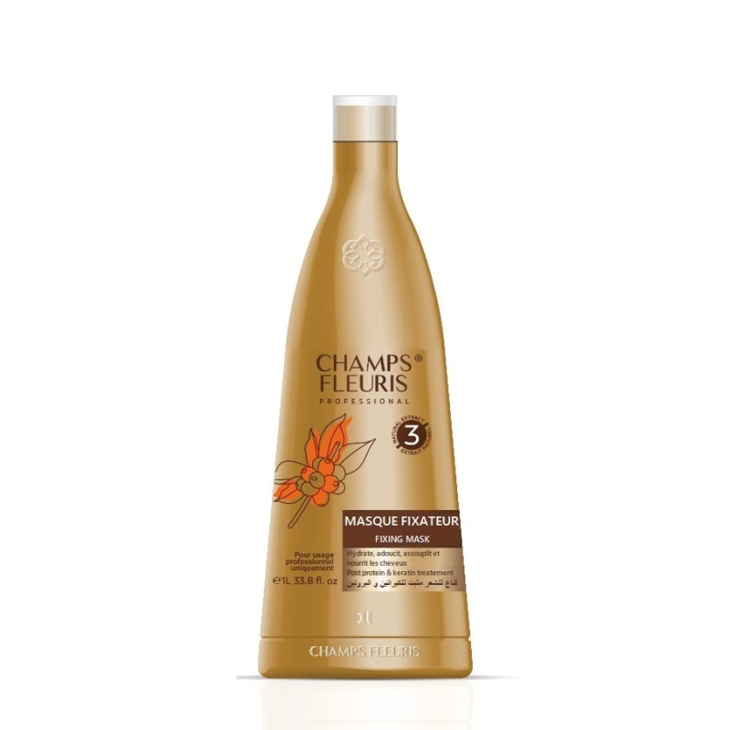 Masque Fixateur Kératine Coffee 1L - Champs Fleuris