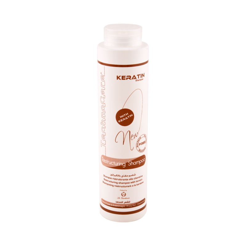 Shampoing Kératine 400ml - Techno Care - Cheveux Fragilisés