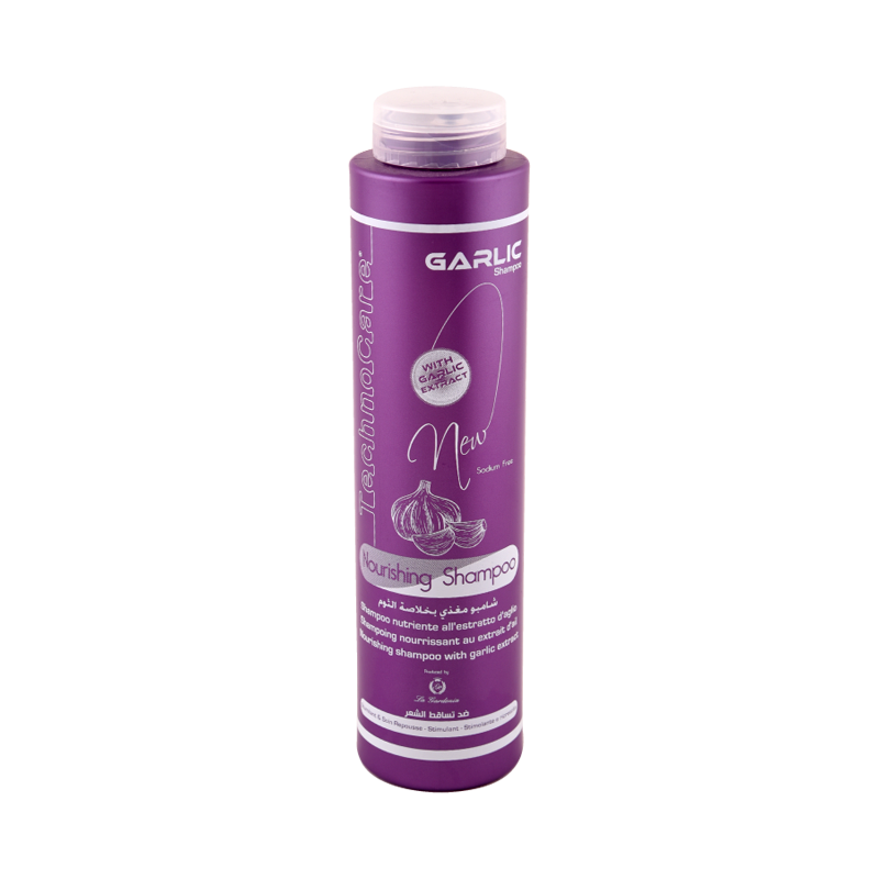 Shampoing Extrait Ail 400ml - Techno Care - Anti Cheveux