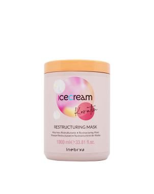 Masque Kératine 1kg - INEBRYA Ice Cream - Soins Restructurant