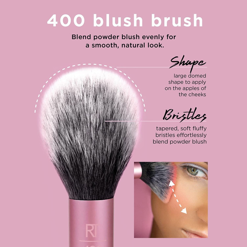 Real Techniques Pinceau Blush Professionnel Fard à joues