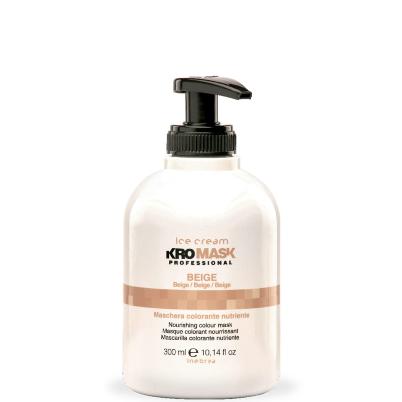 Inebrya Kromask Beige Masque colorant nourrissant pour cheveux 300ml