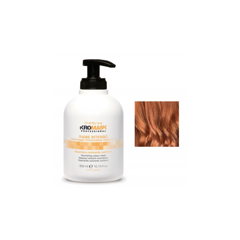 Inebrya Kromask Cuivré Masque colorant nourrissant pour cheveux 300ml
