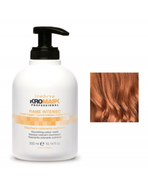 Inebrya Kromask Cuivré - Masque colorant et nourrissant pour cheveux 300ml