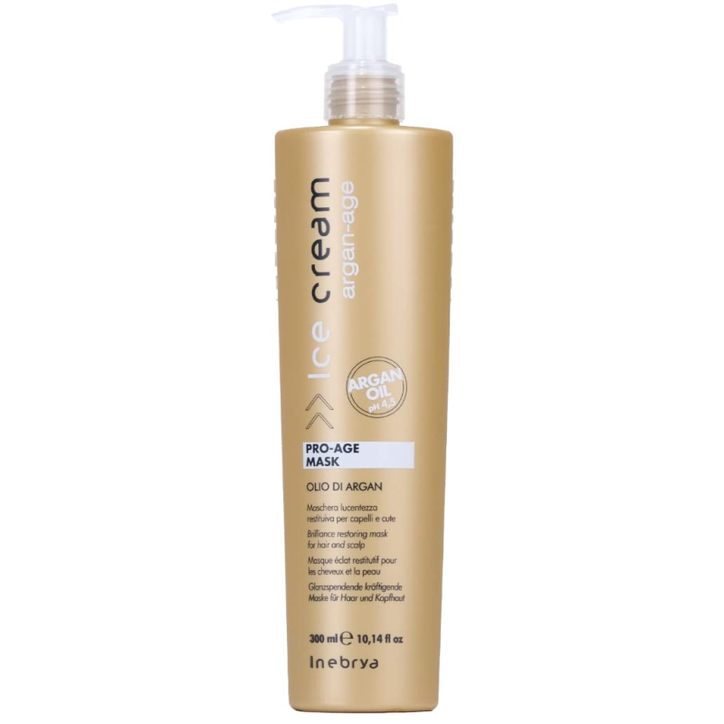 Conditionner Pro Argan 300ml - Inebrya Ice Cream - Cheveux Secs et Ternes