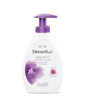 Dermomed Gel Intime Fleur de Lys Hygiène Douce Zone Sensible 250ml