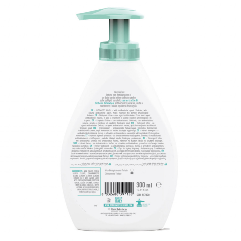 Dermomed Gel Intime Lichen Hygiène Douce Zone Intime Sensible 250ml