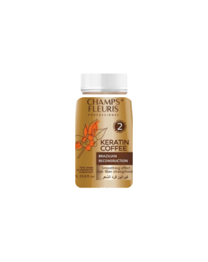 Champs Fleuris Soins Kératine Cheveux dose 100ml Lissage Extrait Café Huiles