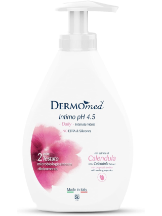 Dermomed Gel Intime Calendula Hygiène Douce Zone Intime Sensible 250ml