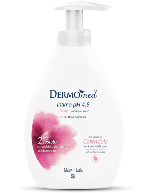 Dermomed Gel Intime Calendula Hygiène Douce Zone Intime Sensible 250ml