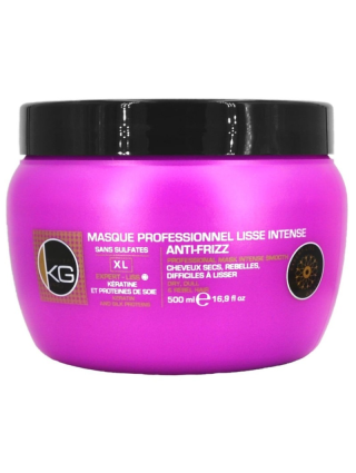 Masque Cheveux XL Sans Sulfate Kératine Protéine de Soie 500ml - KeraGold Pro