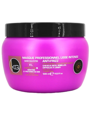 Masque Cheveux XL Sans Sulfate Kératine Protéine de Soie 500ml - KeraGold Pro