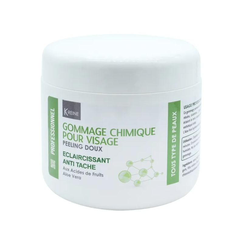 Gommage Chimique pour Visage 150ml - Peeling Doux Eclaircissant Anti Tâches