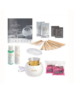 Italwax - Glowax Kit : Pack Complet Cire et Soins pour Epilation