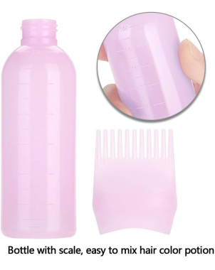 Bouteille avec Peigne Applicateur de Teinture Cheveux ou Bain de Huiles - Soins Cheveux