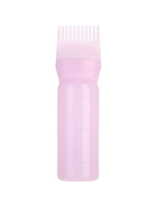 Bouteille avec Peigne Applicateur de Teinture Cheveux ou Bain de Huiles - Soins Cheveux