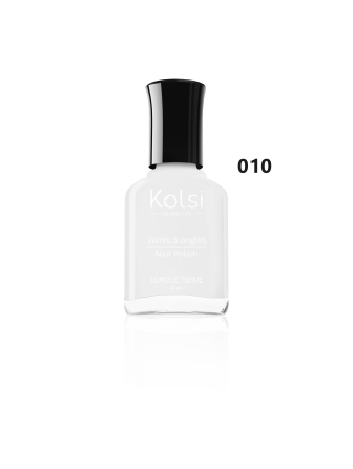 Kolsi - Vernis à Ongles 10ml - Blanc N° 010