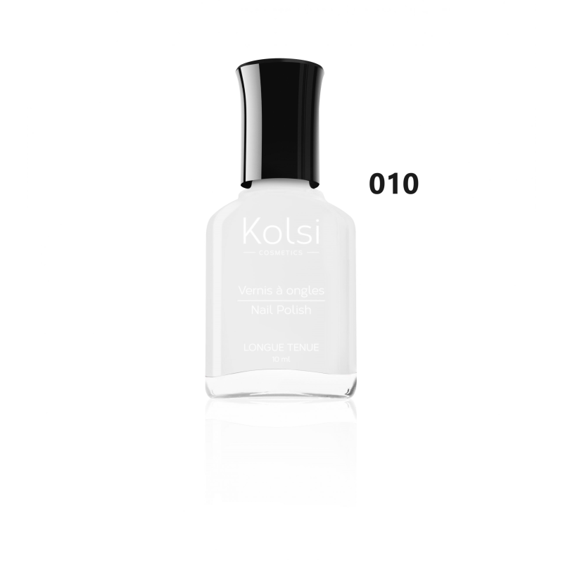 Kolsi - Vernis à Ongles 10ml - Blanc N° 010