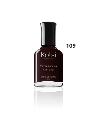 Kolsi - Vernis à Ongles 10ml - Noir N° 109