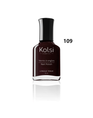 Kolsi - Vernis à Ongles 10ml - Noir N° 109