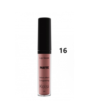 Kolsi Lip Gloss Matte Gloss 16