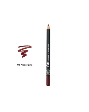 AS Kozmetik - Crayon à Lèvres N°08 Aubergine - Maquillage Lèvres