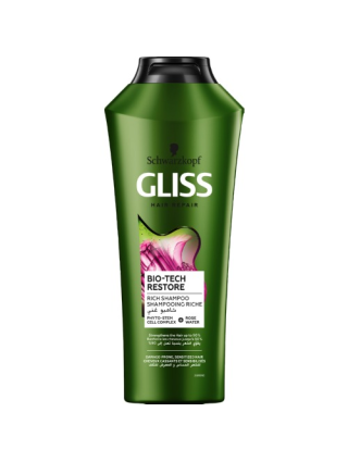 Gliss Shampoing Biotech - Cheveux Fragiles et Abîmés 250ml