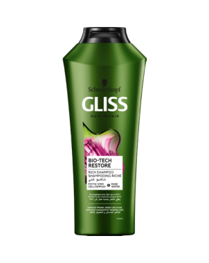 Gliss Shampoing Biotech - Cheveux Fragiles et Abîmés 250ml